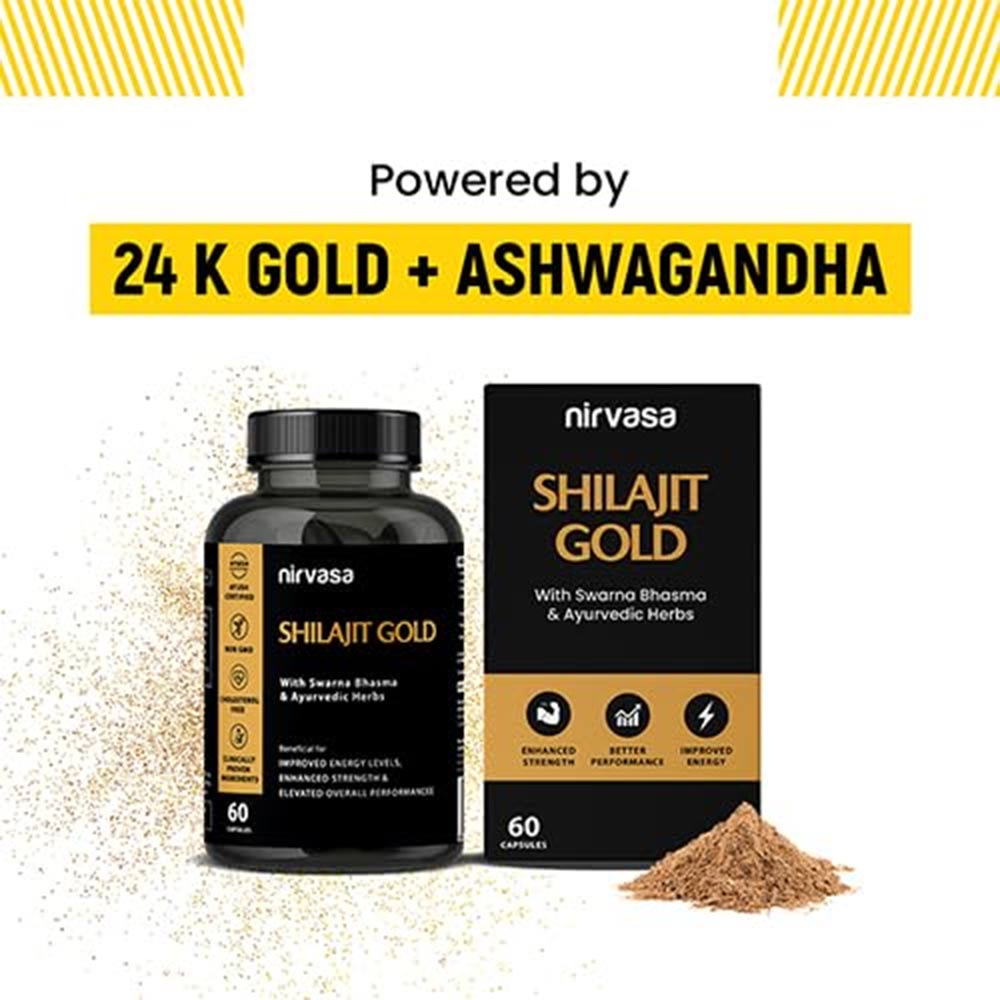 4 - Nirvasa Shilajit Gold,  180 capsules 