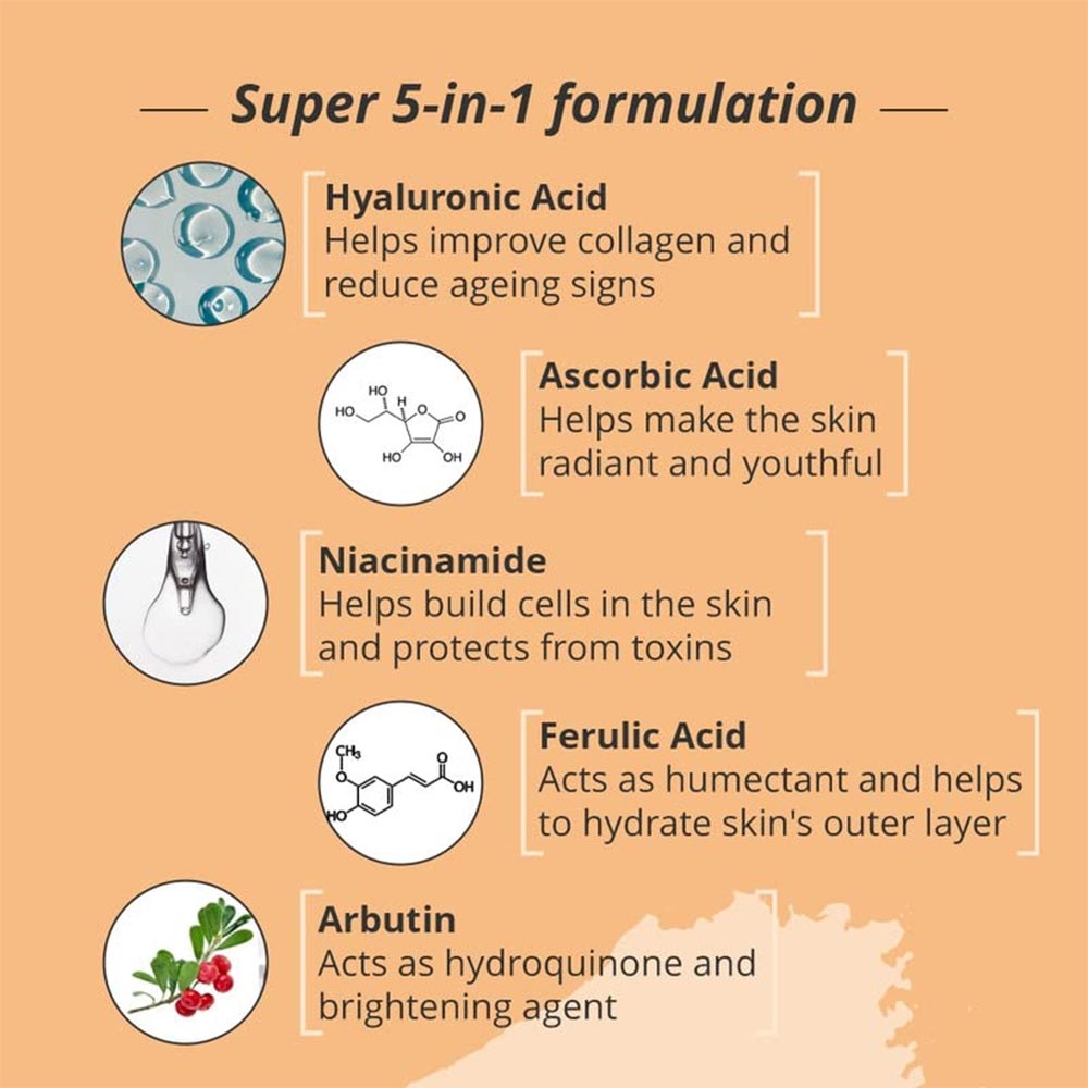 6 - Nirvasa Vitamin C Face Serum,  30 ml  for All Skin Types 