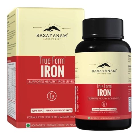 1 - Rasayanam Iron with Ferrous Bisglycinate,  60 tablet(s) 