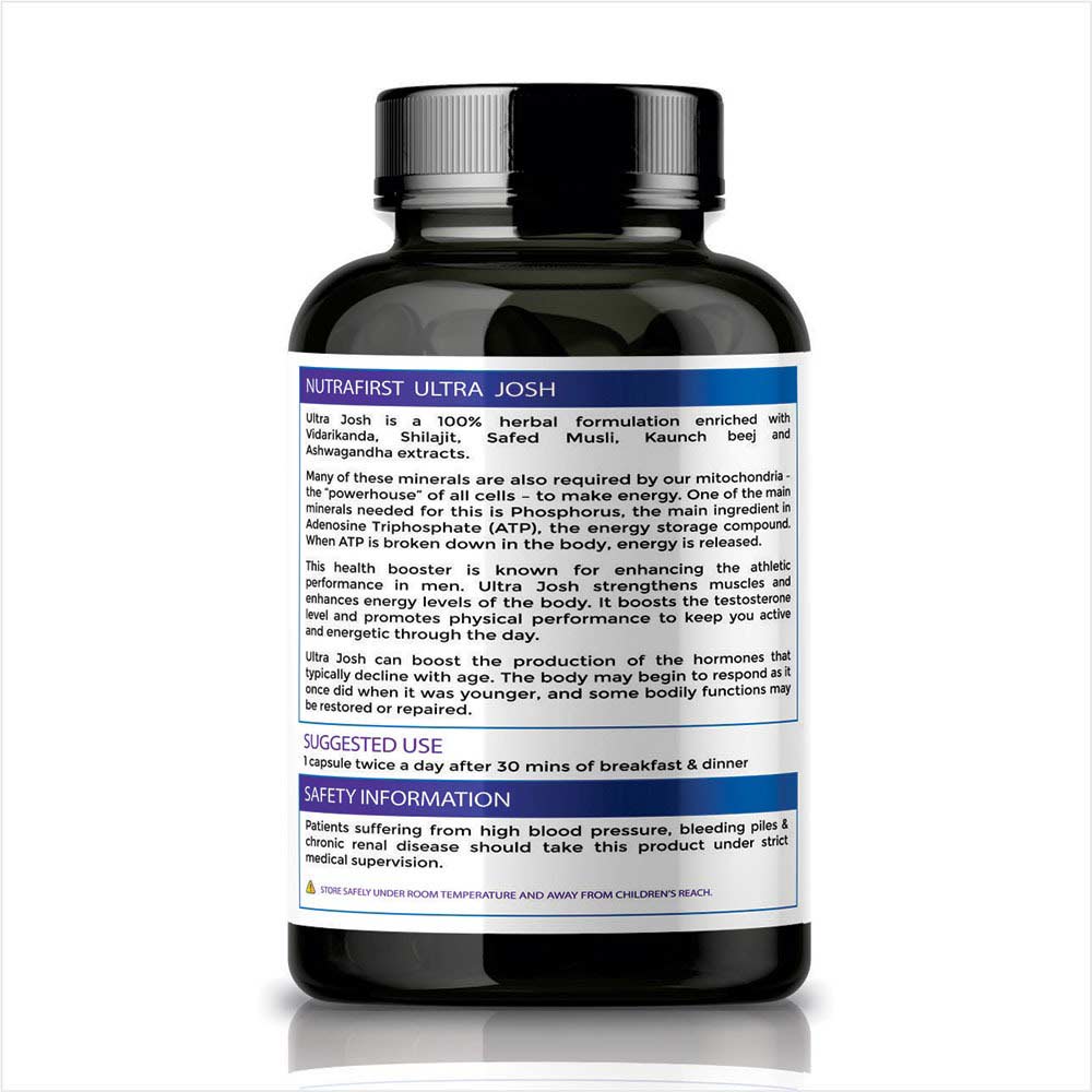 4 - NutraFirst Testo Booster for Men (Ultra Josh),  30 tablet(s)  Unflavoured 