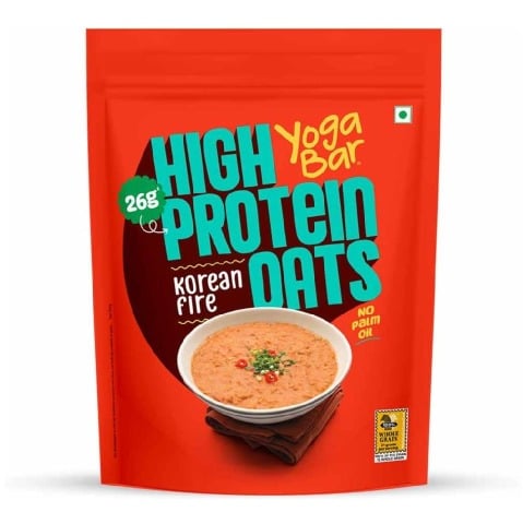1 - Yogabar 26g High Protein Oats,  1 kg  Korean Fire 