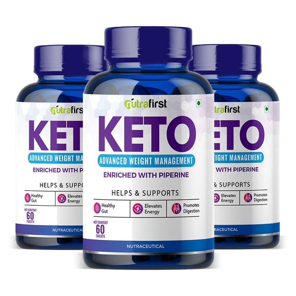 1 - NutraFirst Keto Advanced Weight Loss,  60 tablet(s)  Unflavoured (Pack of 3) 