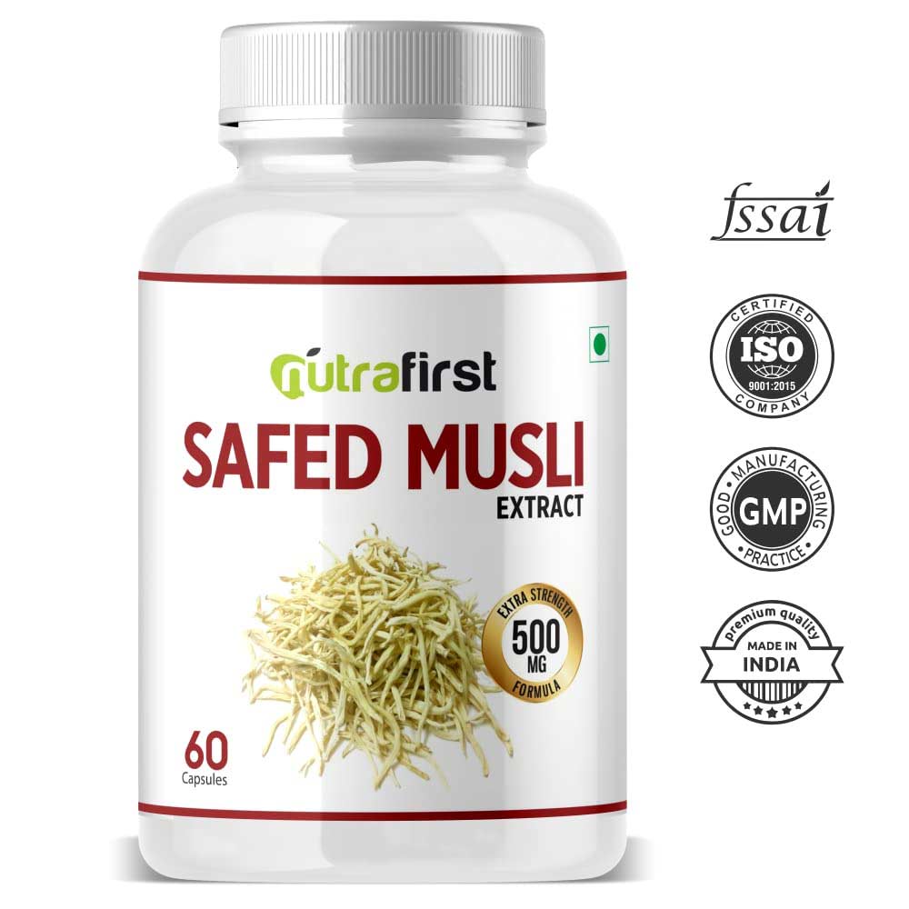 4 - NutraFirst Safed Musli Extract (500 mg),  180 capsules 