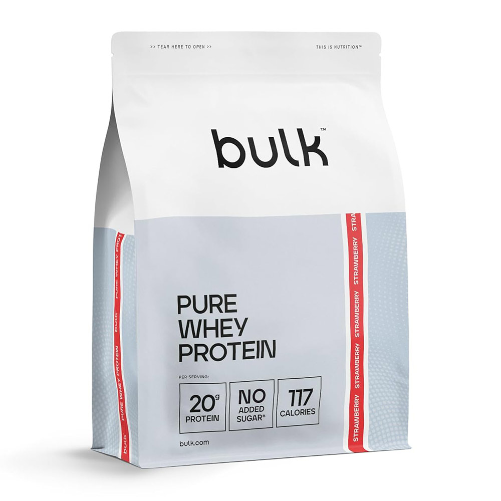 Bulk Pure Whey Protein,  1.98 lb  Strawberry 