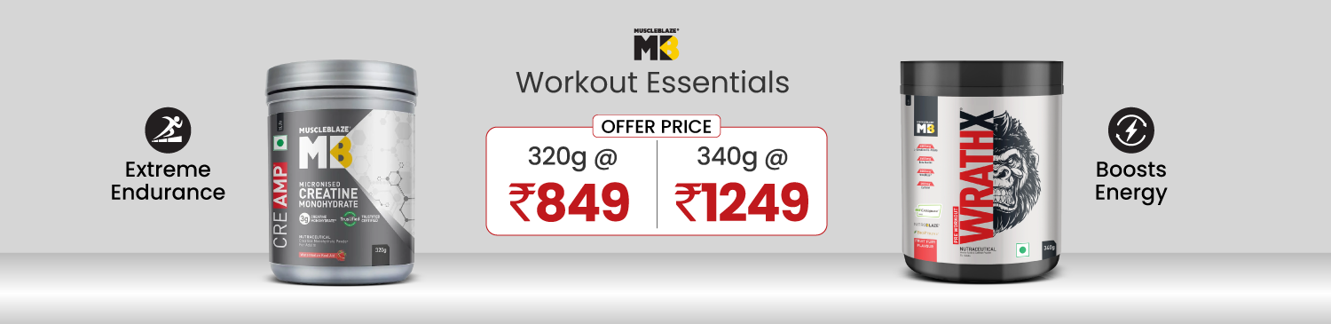 Workout Essentials Range | No offer only Regular Price
