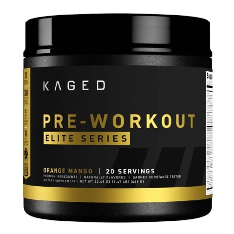 1 - Kaged Muscle Elite Series Pre-Workout,  1.47 lb  Orange Mango 