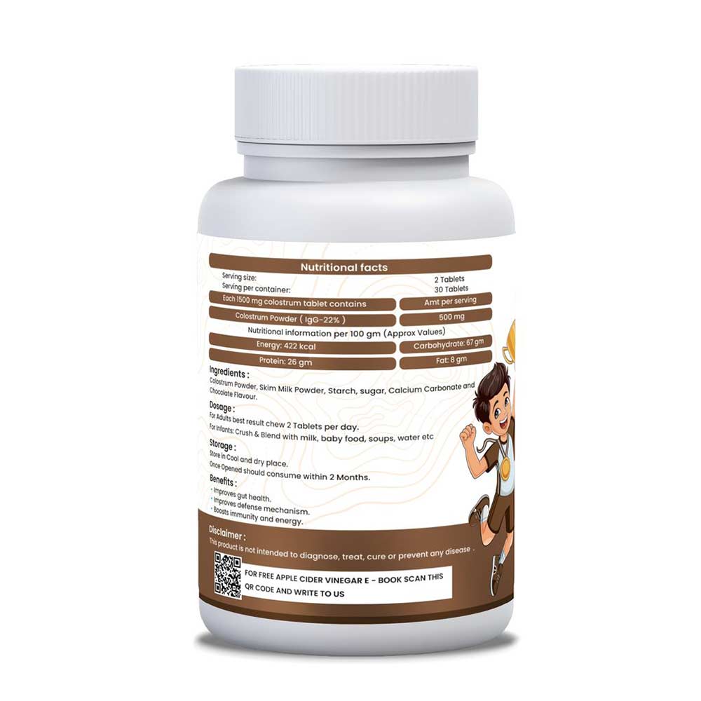 4 - Dr. Patkar's Colostrum Chocolate,  60 chewable tablet(s) 