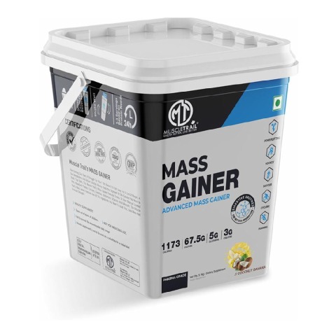 1 - Muscle Trail Advanced Mass Gainer,  11.24 lb  Coconut Banana 