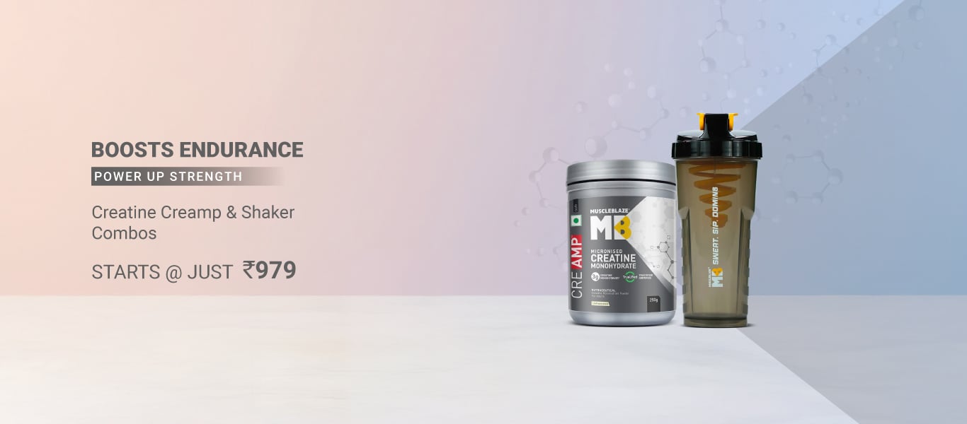 Creatine With Shaker Combo