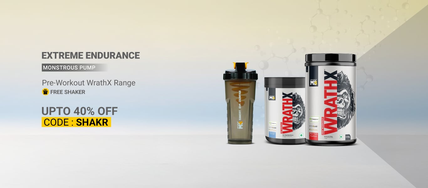 Pre Workout WrathX Range - Free Shaker via code