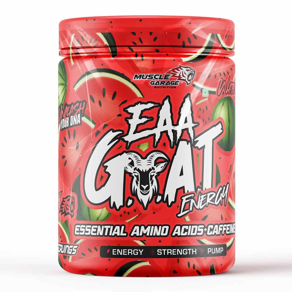 1 - Muscle Garage EAA Goat Energy,  Watermelon  0.88 lb  30 Servings 