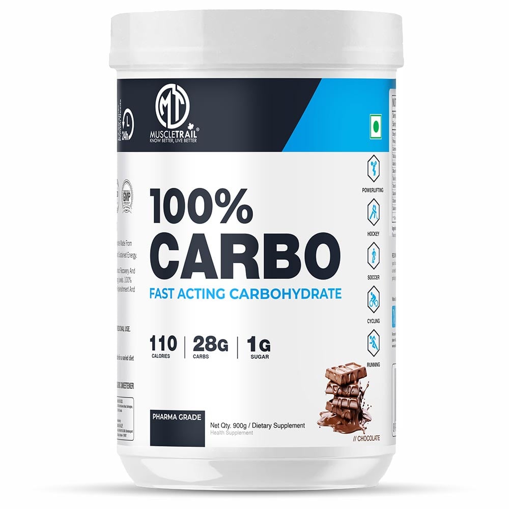 1 - Muscle Trail 100% Carbo,  1.98 lb  Chocolate 
