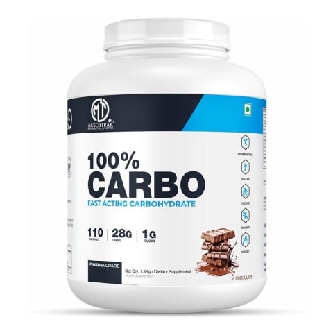 1 - Muscle Trail 100% Carbo,  3.96 lb  Chocolate 