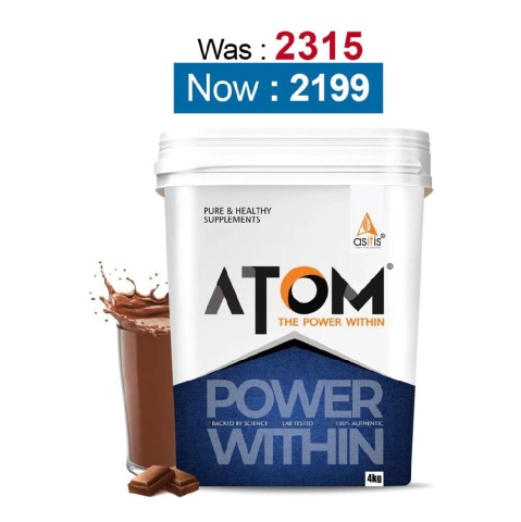 AS-IT-IS Nutrition ATOM Weight Gainer,  8.8 lb  Double Rich Chocolate 