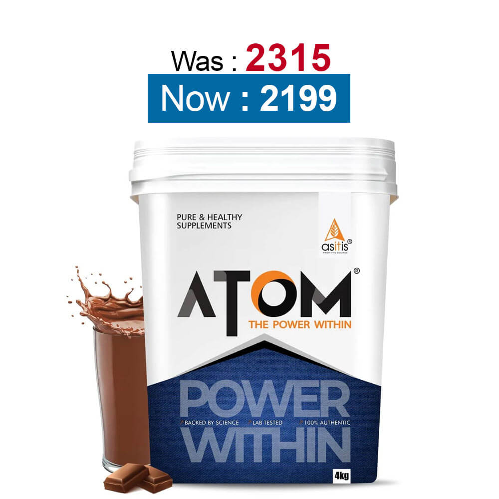 AS-IT-IS Nutrition ATOM Weight Gainer,  8.8 lb  Double Rich Chocolate 