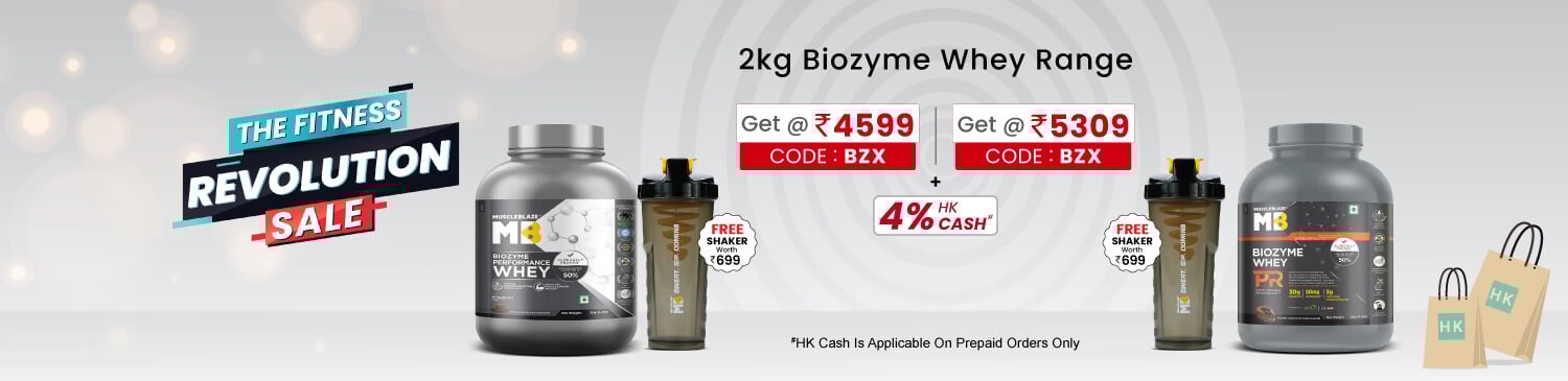 Biozyme Whey 2kg Range | Flat 300 Off | Free Gymbag or Shaker | BZX | 4% HK Cash