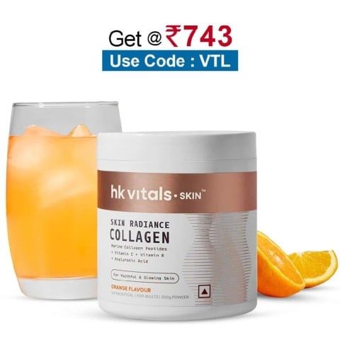 HealthKart HK Vitals Skin Radiance Collagen,  200 g  Orange