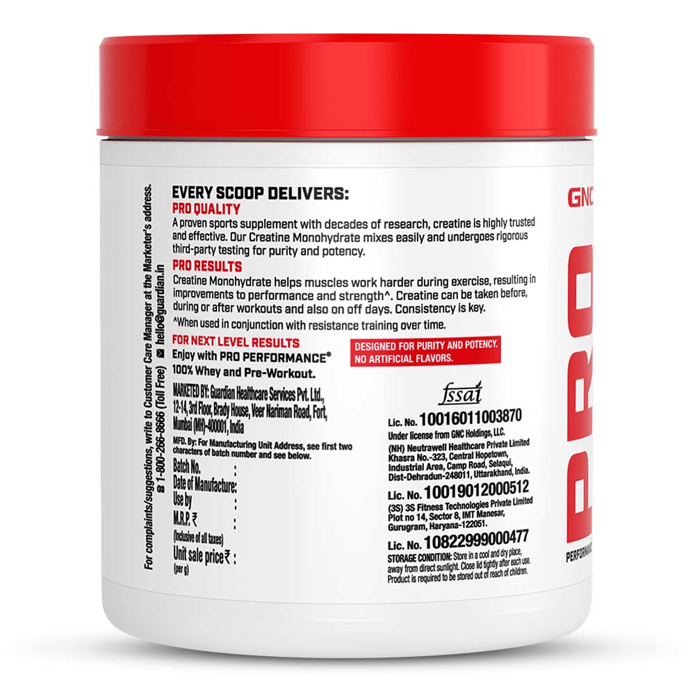 10 - GNC Pro Performance Pure Micronized Creatine Monohydrate,  Cola  0.55 lb 