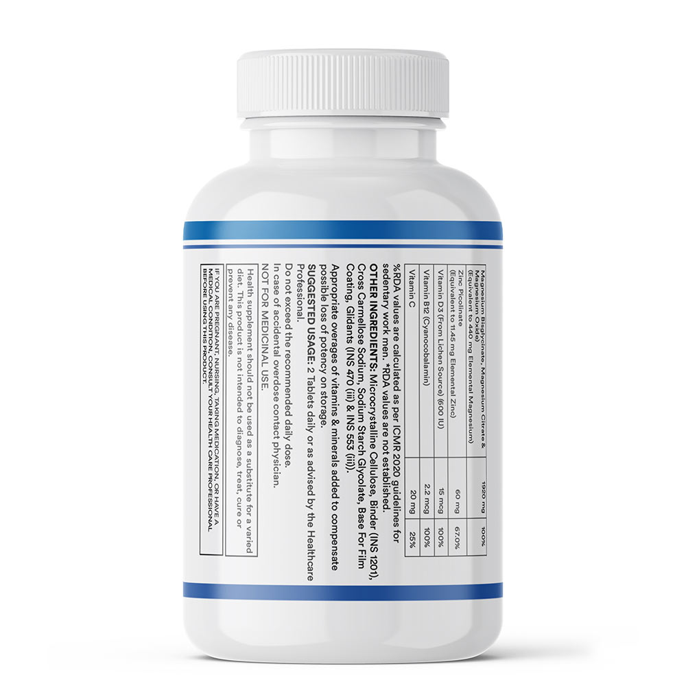 11 - INLIFE Magnesium Complex 5x 2000mg,  Unflavoured  60 tablet(s) 