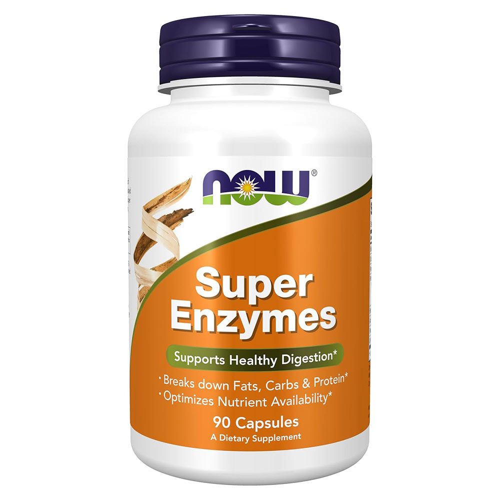 1 - Now Super Enzymes,  90 capsules 