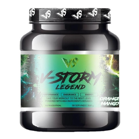 1 - V-SHAPE SUPPS V-Storm Legend Pre-Workout, 0.79 g Orange Mango