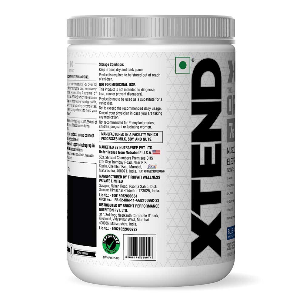 2 - Scivation Original BCAA,  0.93 lb  30 Servings  Blue Raspberry Ice 