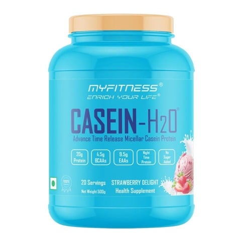 1 - Myfitness Casein-H2O,  1.1 lb  Strawberry Delight 