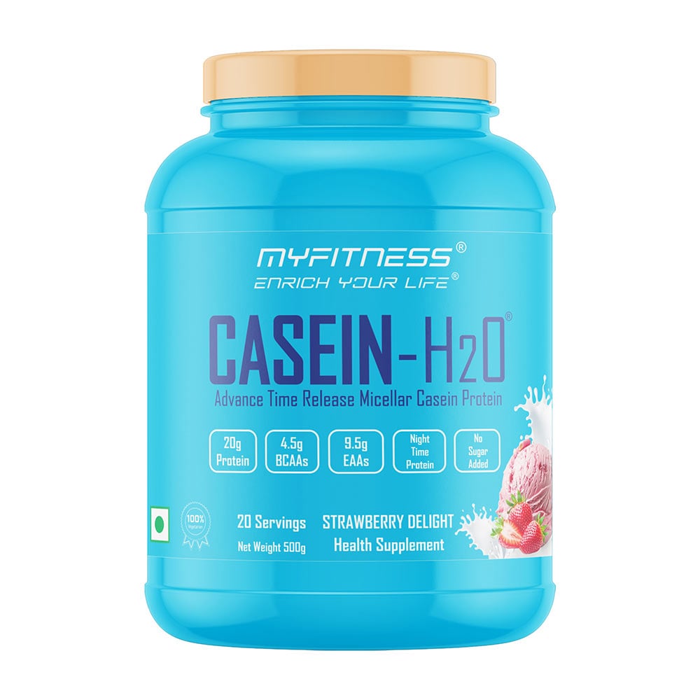 1 - Myfitness Casein-H2O,  1.1 lb  Strawberry Delight 