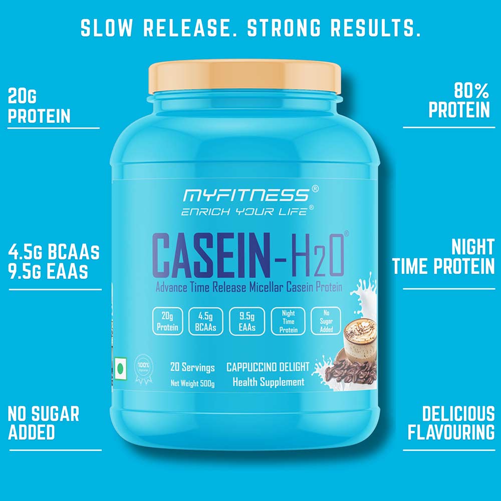 5 - Myfitness Casein-H2O,  1.1 lb  Double Rich Chocolate 