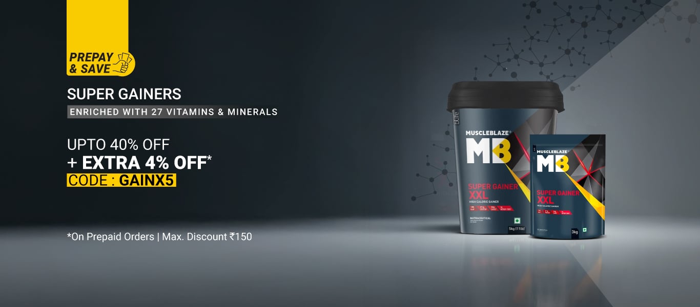 Prepay @ Save: Extra 4% Off on Gainers