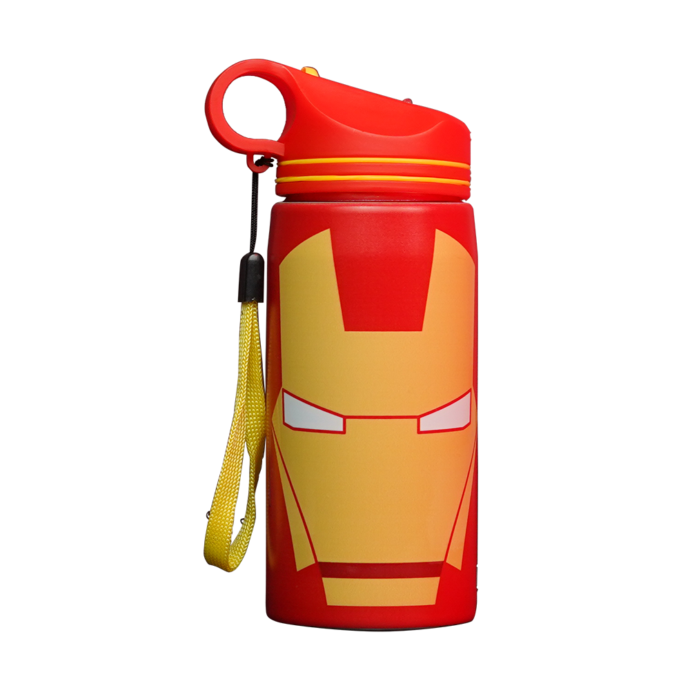 1 - Gritzo Iron man Sipper, Red 500 ml