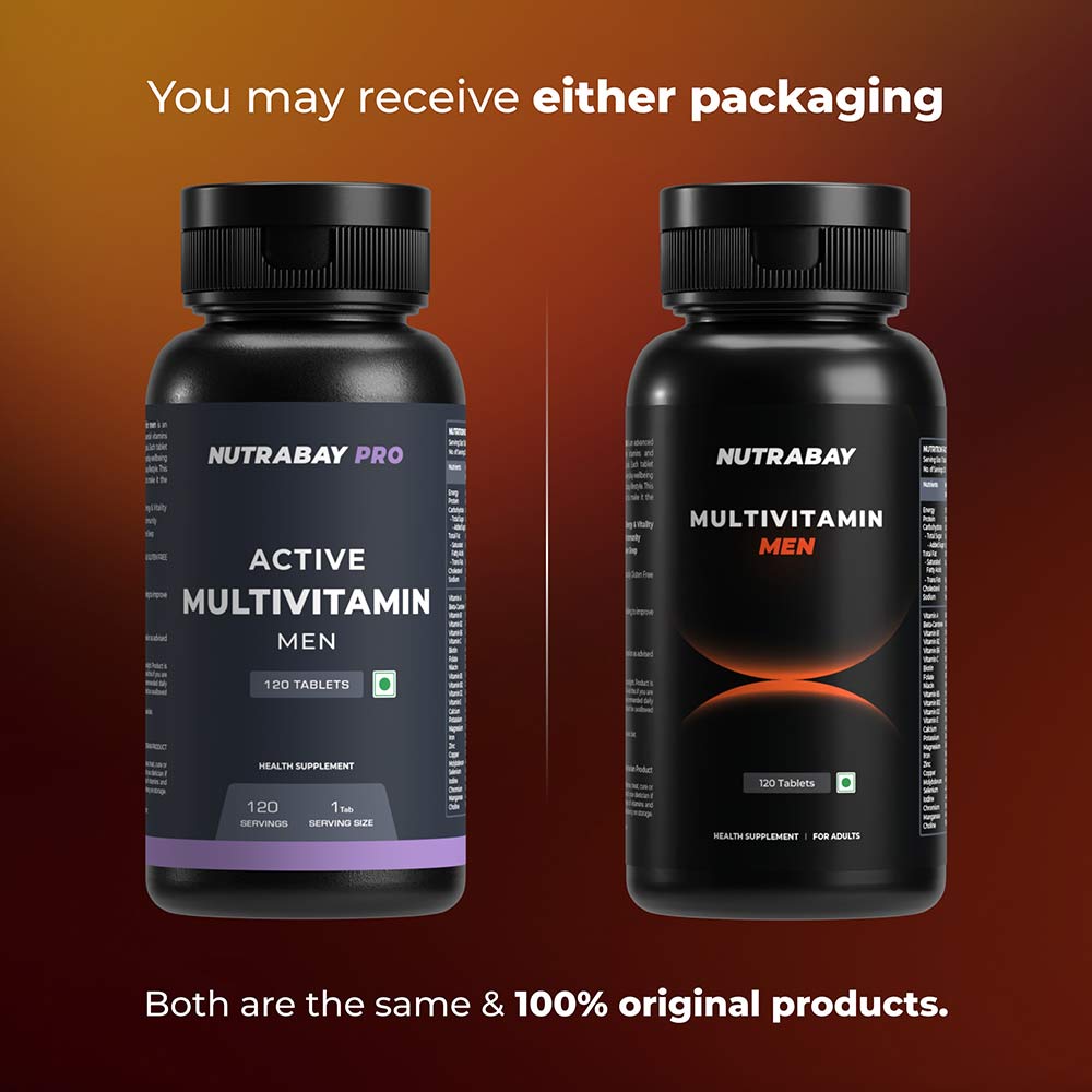 2 - Nutrabay Pro Active Multivitamin Men,  120 tablet(s)  Unflavoured 