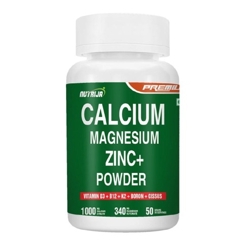 1 - NutriJa Calcium Magnesium Zinc+ Powder,  50 g  Unflavoured 