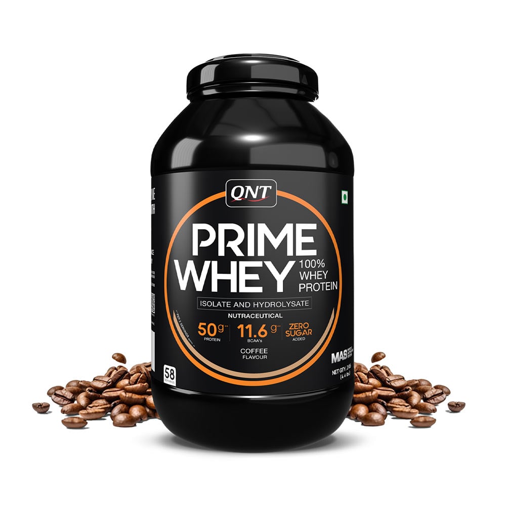 1 - QNT Prime Whey,  4.4 lb  Coffee 