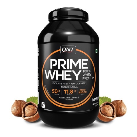 1 - QNT Prime Whey,  4.4 lb  Hazelnut Coffee 