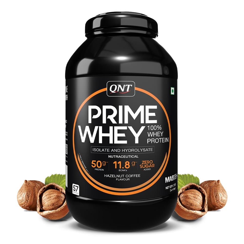 1 - QNT Prime Whey,  4.4 lb  Hazelnut Coffee 