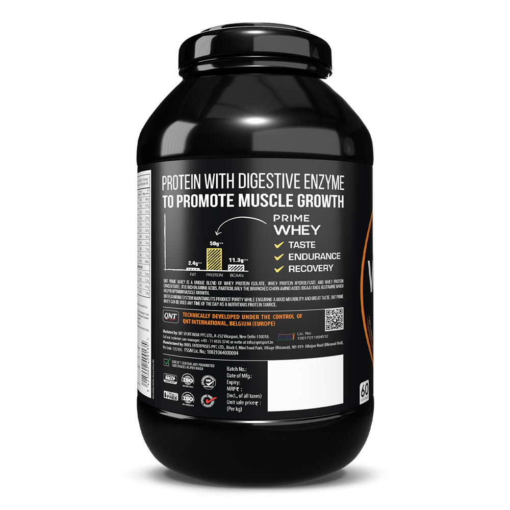 2 - QNT Prime Whey,  4.4 lb  Irish Chocolate 
