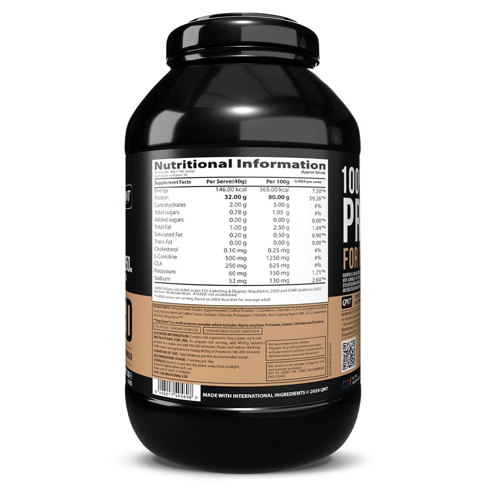 3 - QNT ISO Ripped,  4.4 lb  Cafe Bevarabia 