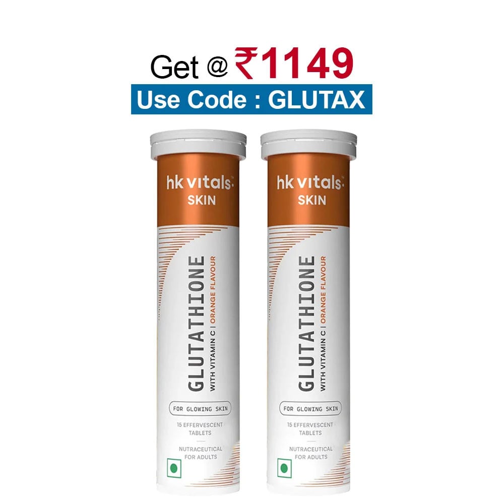 04	HealthKart HK Vitals Glutathione Effervescent, Orange 30 tablet(s)
