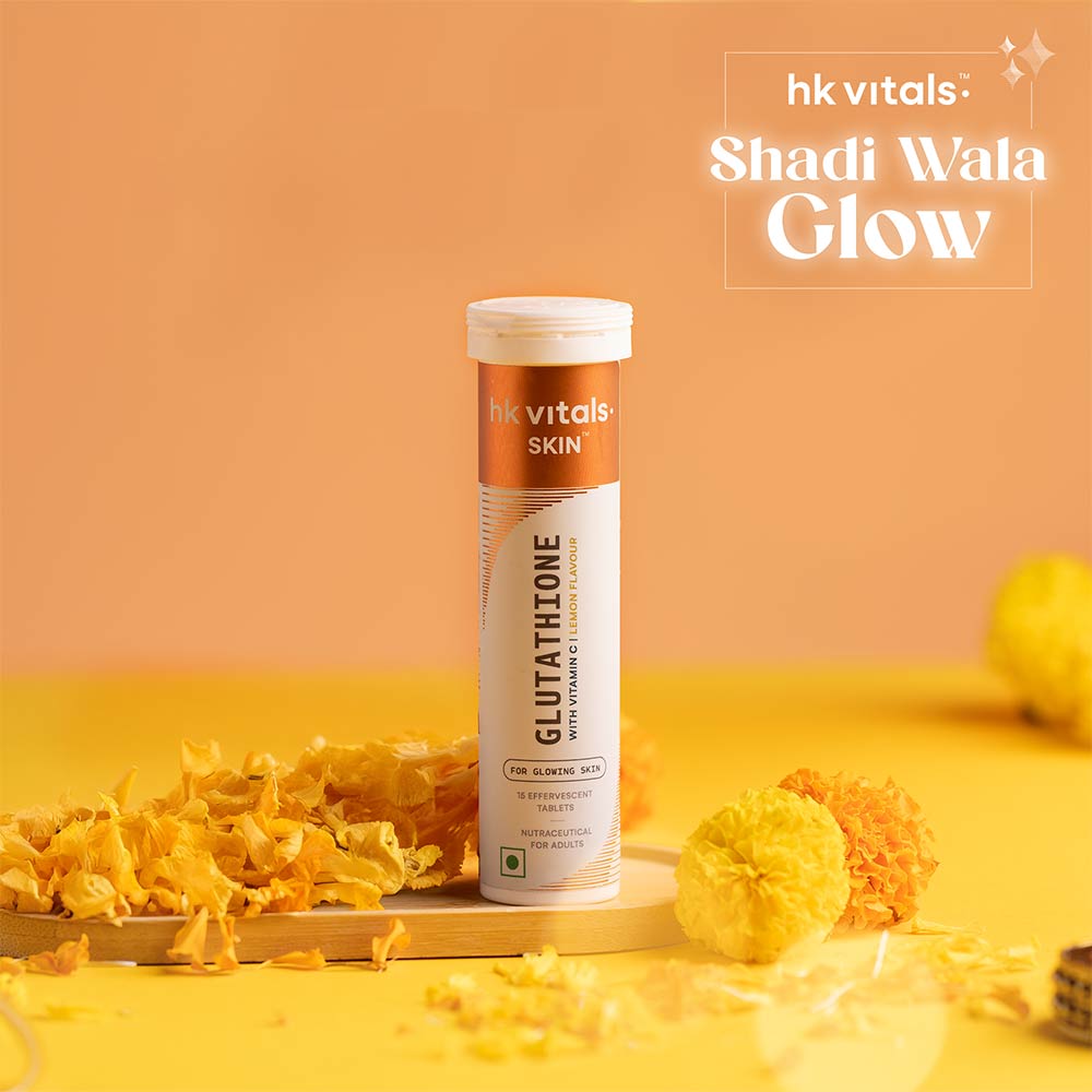 HK Vitals Glutathione Effervescent with Vitamin C,  Lemon  15 tablet(s) 