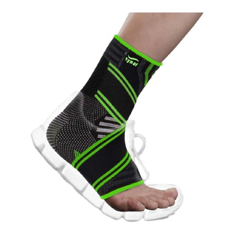 1 - Tynor Ankle Binder Air Pro,  Black/Green  Small 