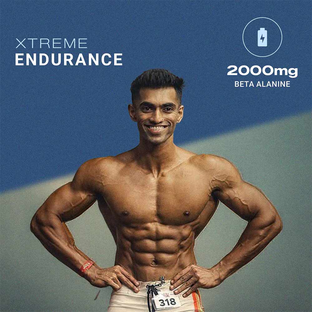 3 - MuscleBlaze PRE Workout 200 Xtreme,  0.22 lb  Berry Bolt