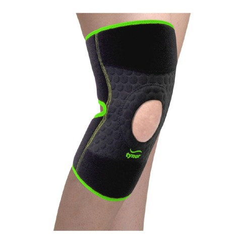 1 - Tynor Knee Wrap (Neo), Black/Green Universal