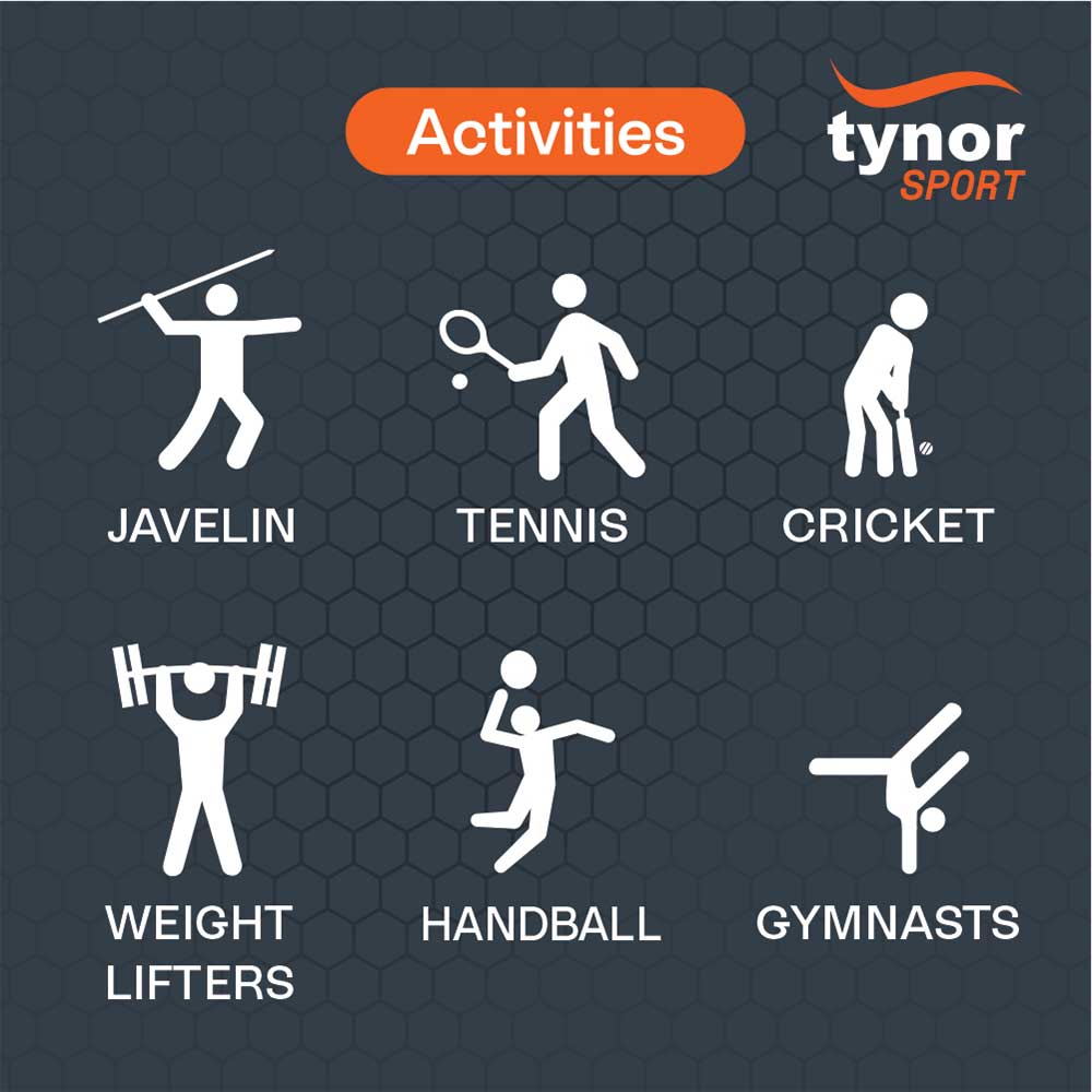 3 - Tynor Shoulder Support Double Lock (Neo),  Black/Green  Universal 