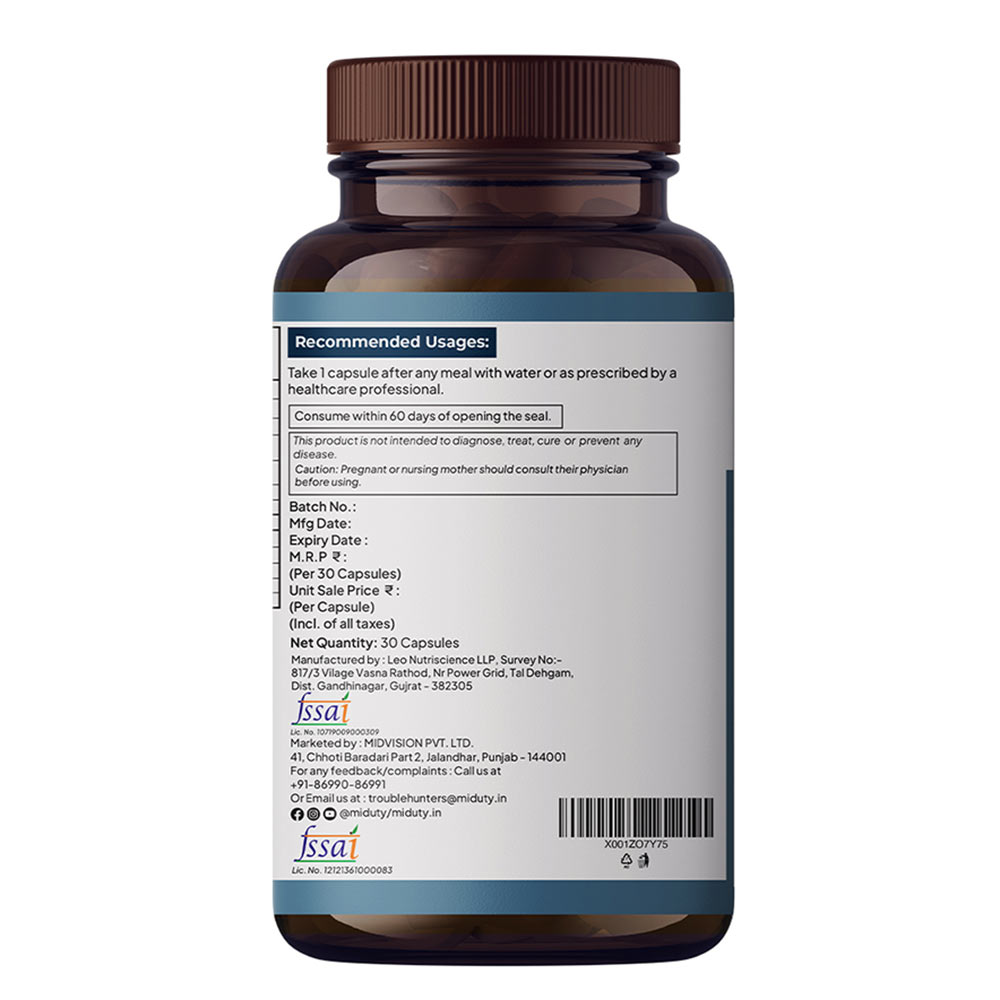 9 - Miduty Eye Vision Shield,  30 capsules 