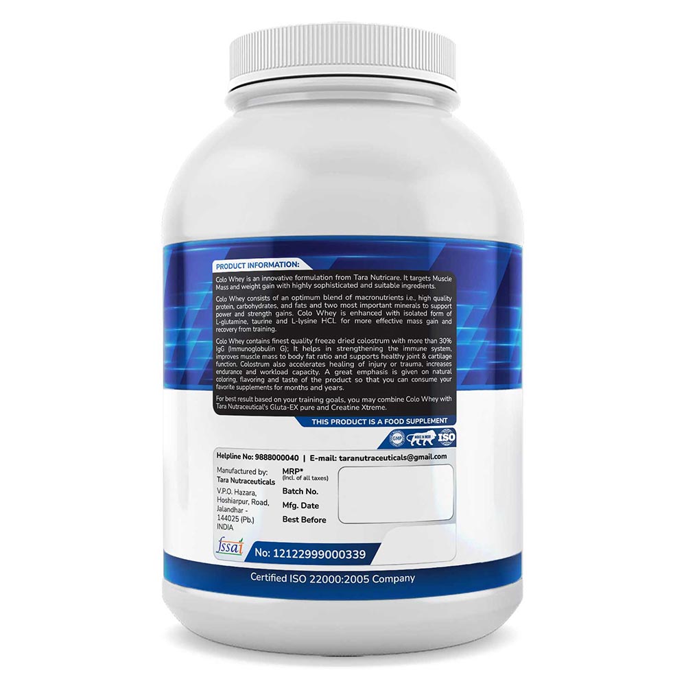 3 - Tara Nutraceuticals Colo Whey,  2.2 lb  Chocolate 