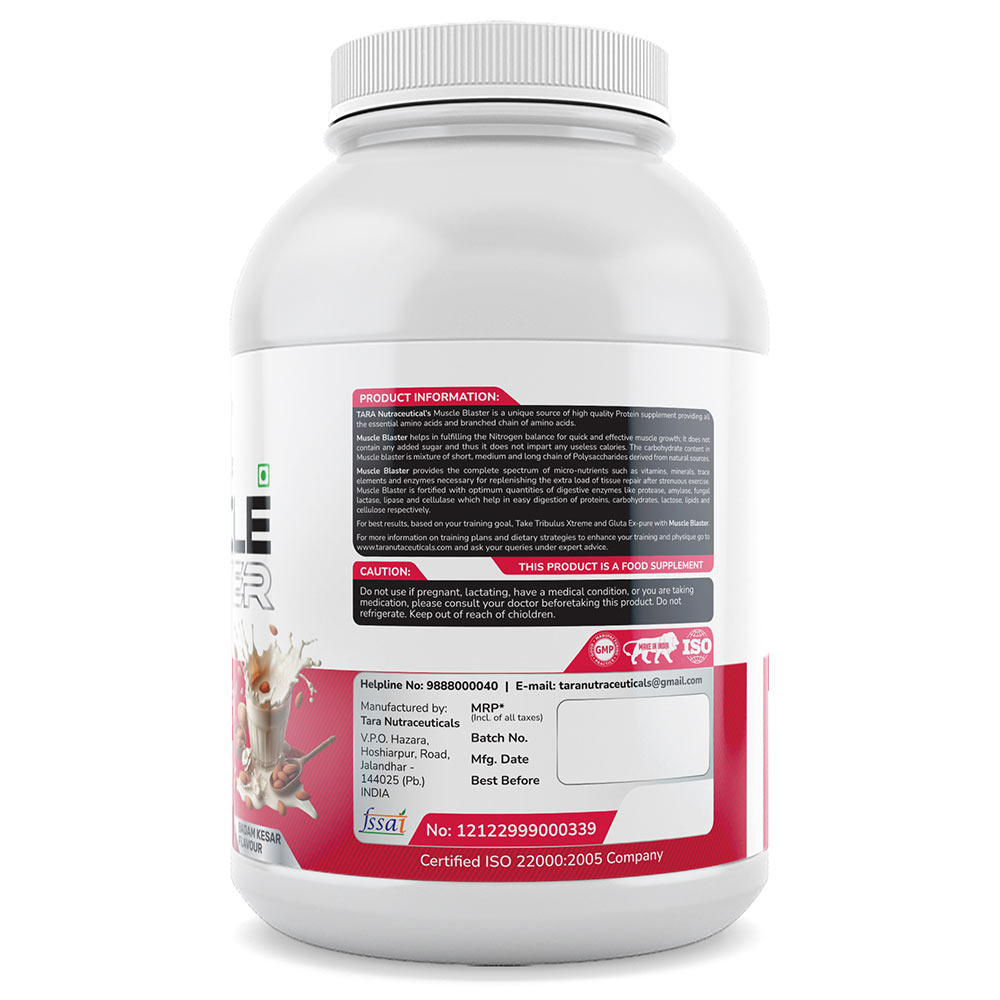 3 - Tara Nutraceuticals Muscle Blaster,  2.2 lb  Badam Kesar 