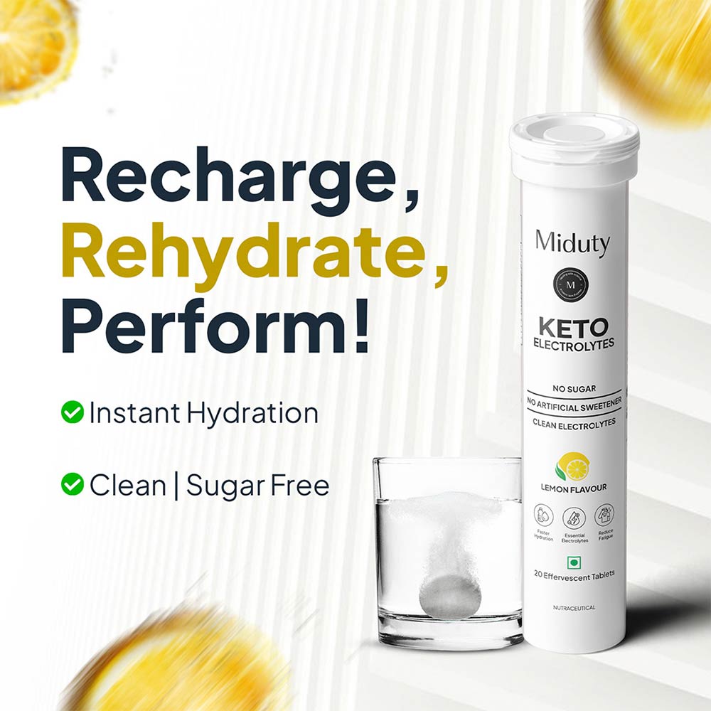 4 - Miduty Keto Electrolytes,  20 tablet(s)  Lemon 