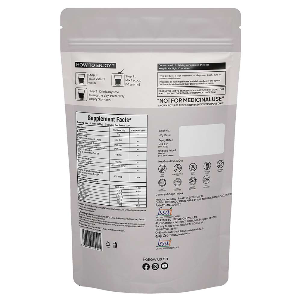 7 - Miduty Leaky Gut Orange,  300 g 