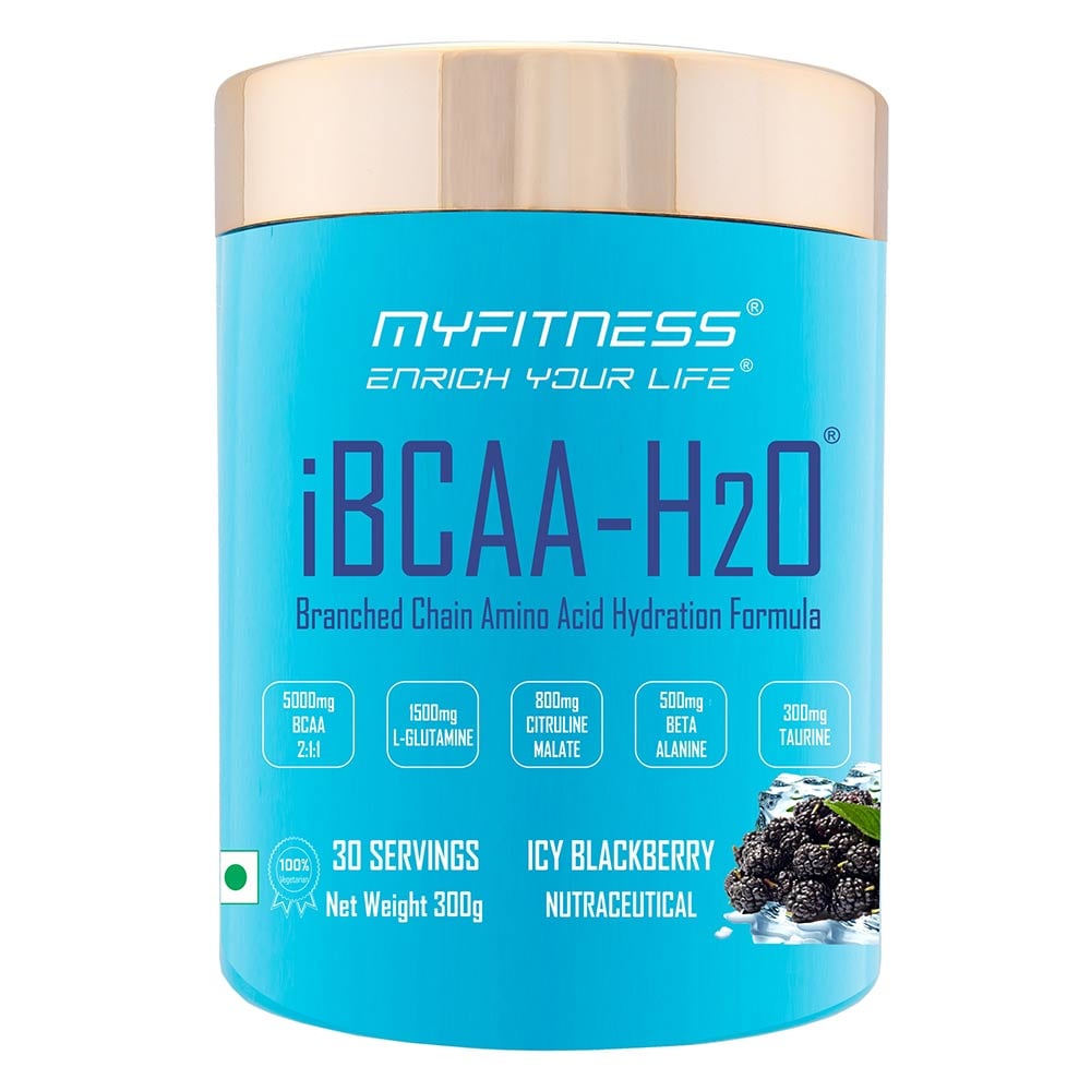 1 - Myfitness iBCAA-H2O,  0.66 lb  30 Servings  Icy Blackberry 